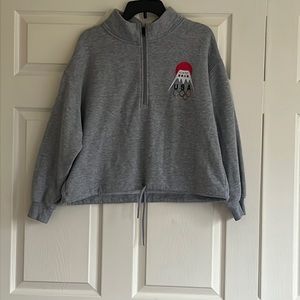 Grey Sweatshirt for girls